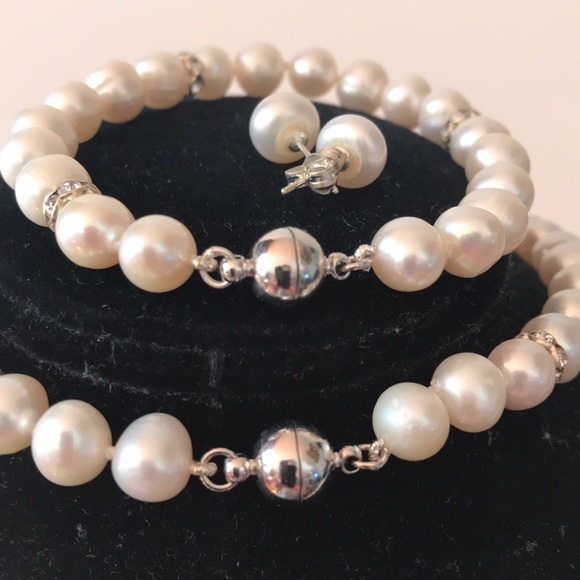 Freshwater Pearl 3 pc Set New - Picture 2 of 2